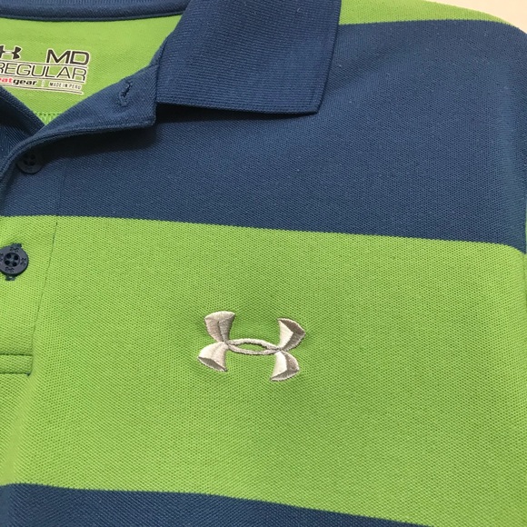 Under Armour Polo. Size Medium. Heat Gear Fabric - Picture 5 of 7